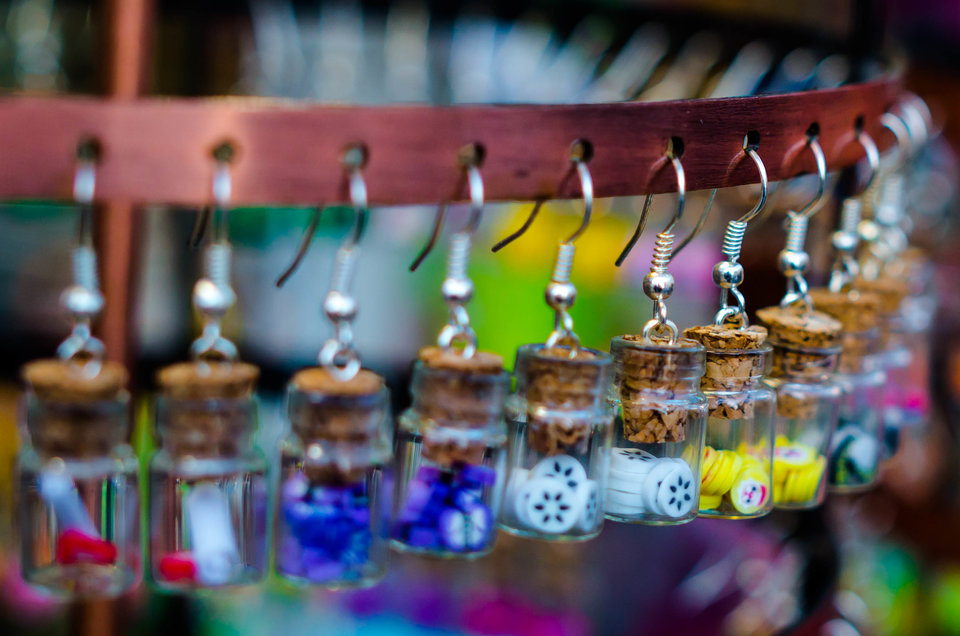 Kolczyki z zawartością :) - mystic