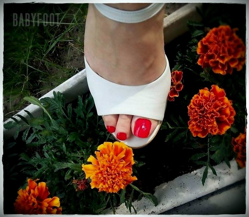 Białe Koturny - Babyfoot