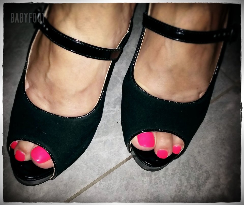 czarne szpileczki - Babyfoot