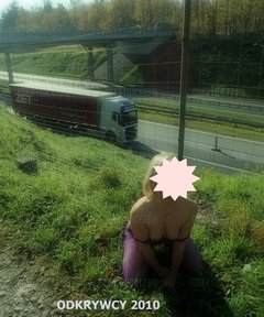 Wypięłam się na niego :)