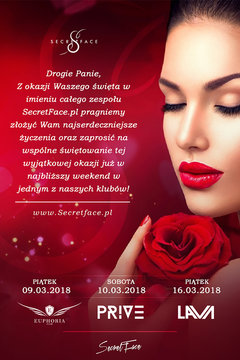 Najlepsze życzenia od całego zespołu SecretFace.pl