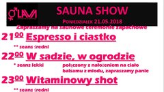 STARTER WEEK - SAUNOWE PONIEDZIAŁKI - SEX PARTY 21.05.2018 r.
