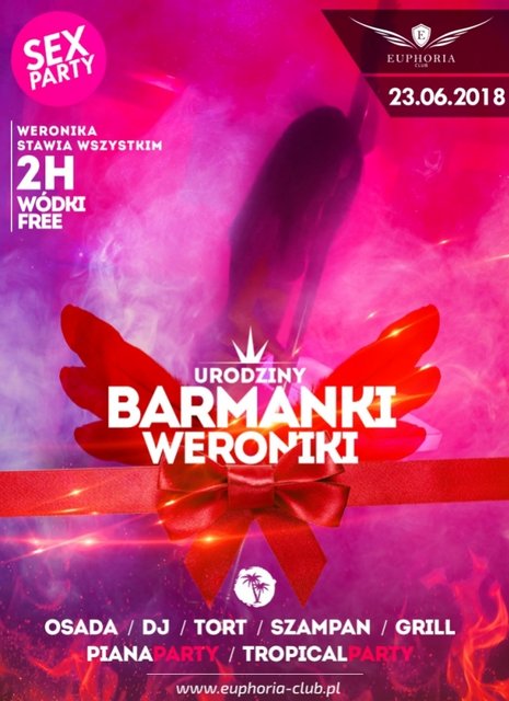 23.06.2018 SOBOTA - URODZINY BARMANKI WERONIKI (SEX PARTY) - OSADA_TROPICAL_VILLAGE