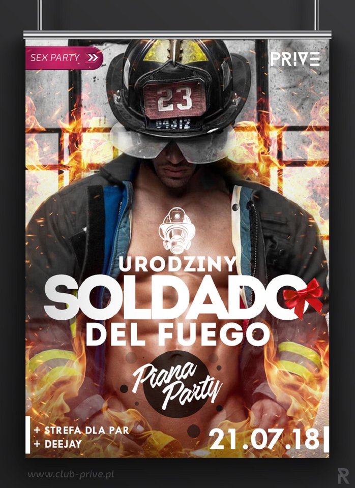 ursoldado21.07.2018 SOBOTA - URODZINY SOLDADO (SEX PARTY) - PriveClub