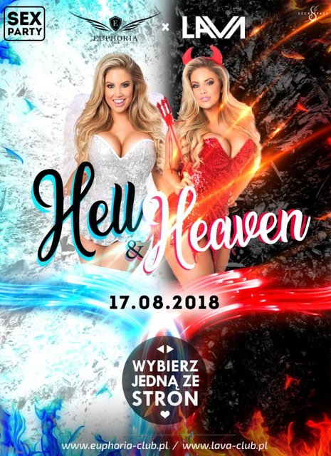 HELL AND HEAVEN - LAVA CZY EUPHORIA - SEX PARTY - 17.08.2018 r. - LavaClub