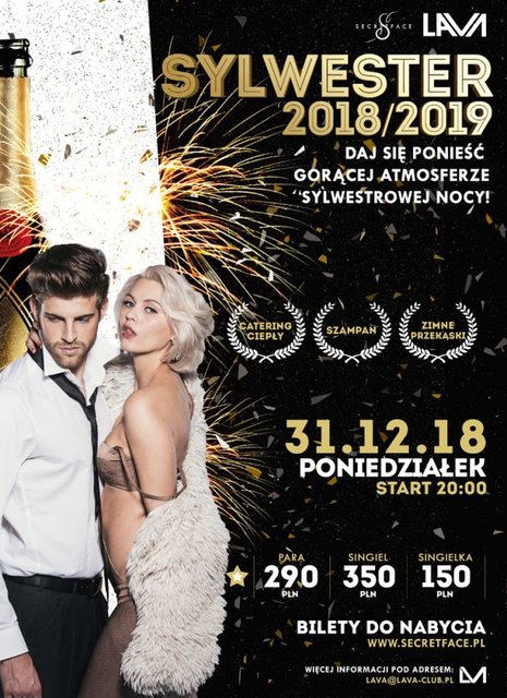 SYLWESTER ♥ "GORĄCA SYLWESTROWA NOC" SEX PARTY w LaVie - LavaClub