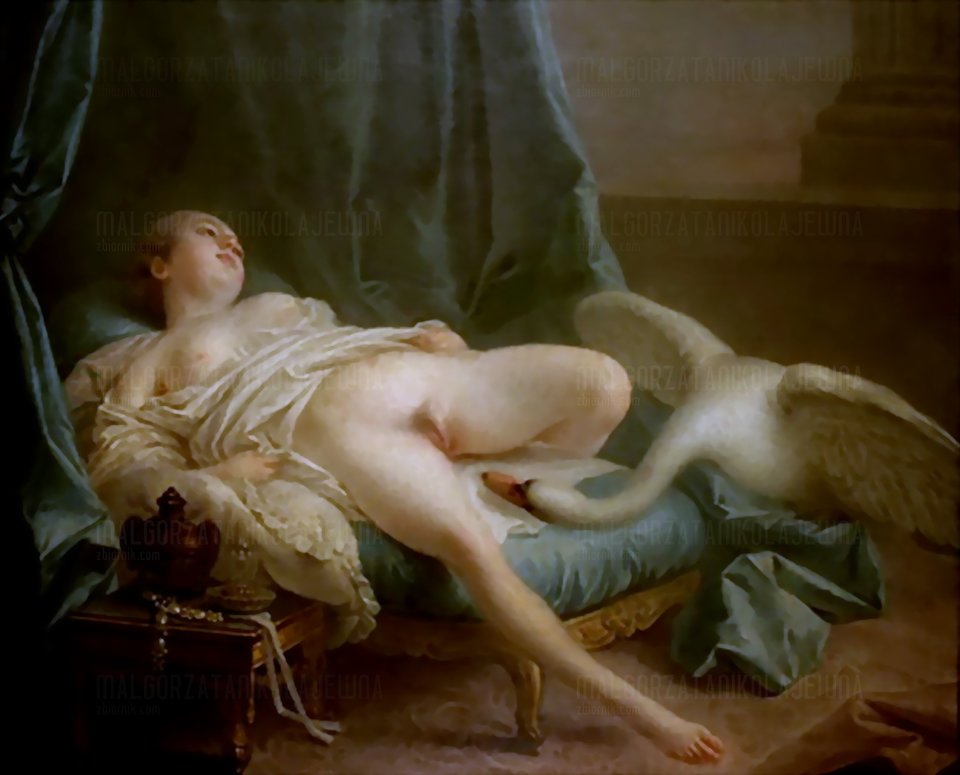 Leda z Łabędziem - Francois Boucher (1740) - MalgorzataNikolajewna