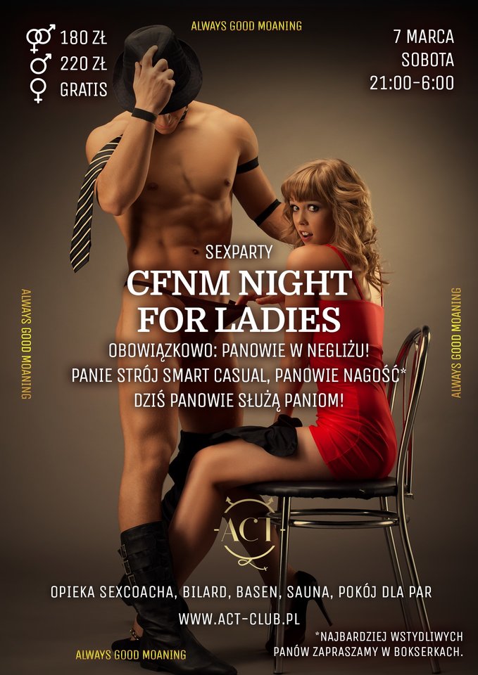 7 MARCA 2020 – DZIEŃ KOBIET W ACT – SexParty - ACTSwingersClubWarszawa