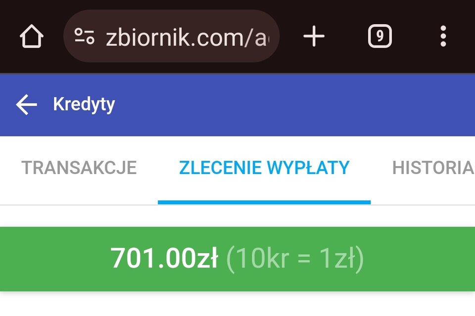 Zlecenie wypłaty - agamich