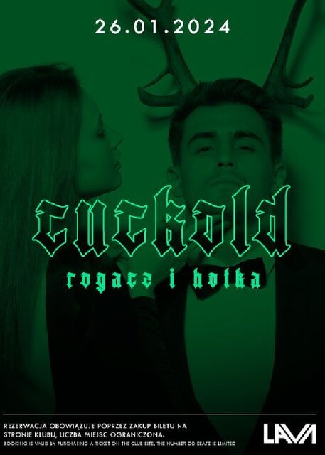 26.01.2024r. PIĄTEK - PROMOCJA - CUCKOLD - ROGACZ I HOTKA - SEX - LavaClub