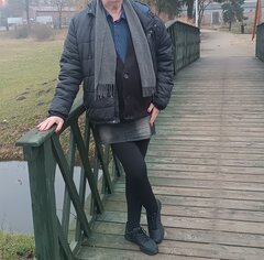 W mini i legginsach na spacerze... 👄💅👍